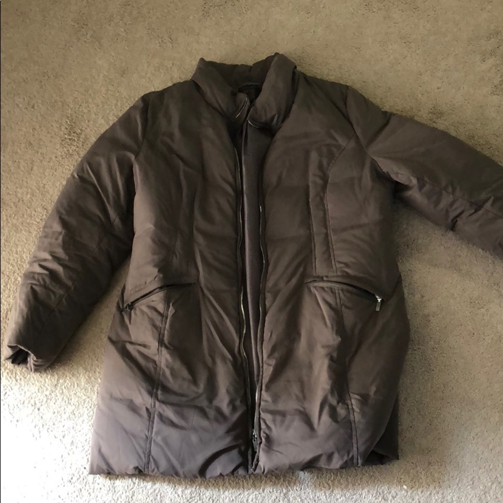 🌵 Anne Klein down feather long coat